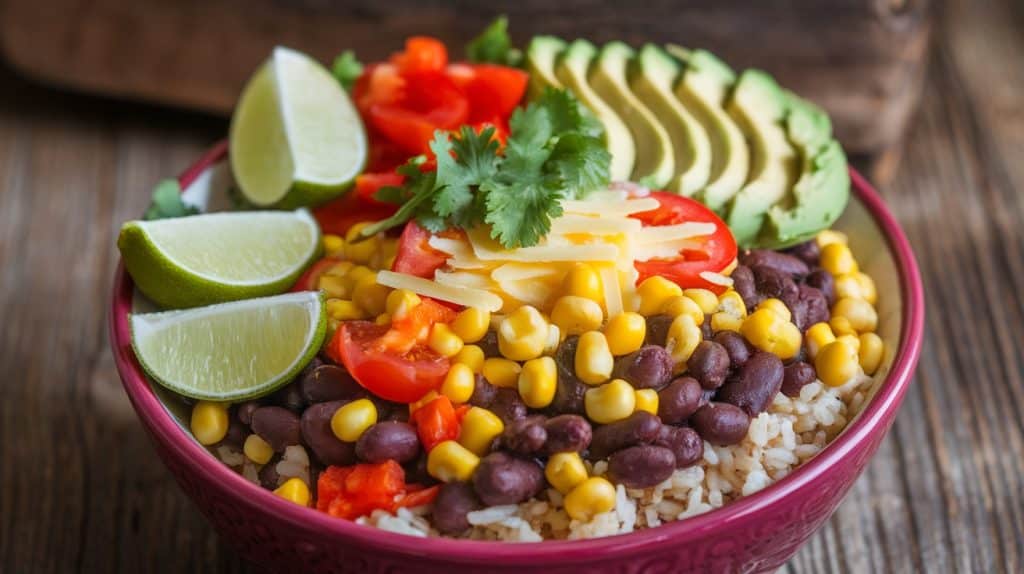 10-Minute Black Bean Burrito Bowls