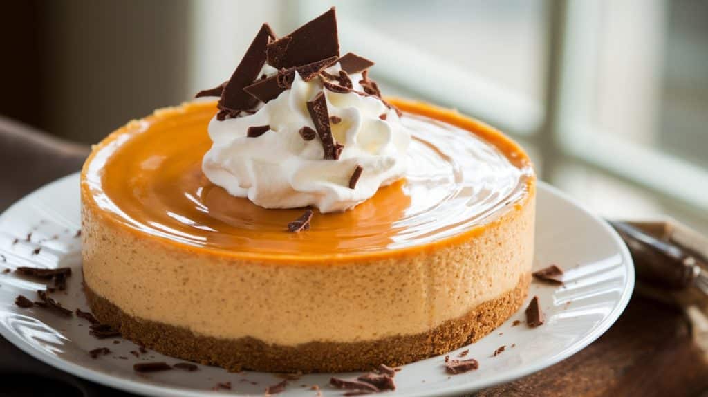 No-Bake Buttered Rum Cheesecake