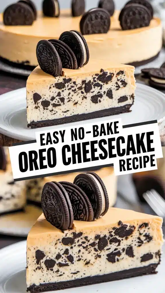 No-Bake Oreo Cheesecake