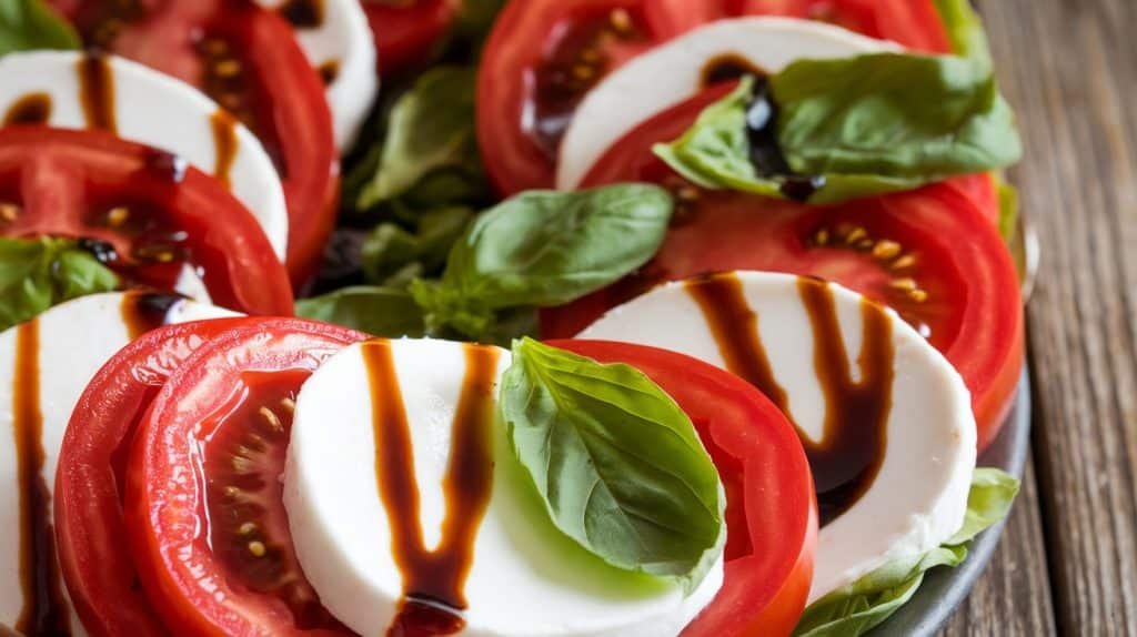 10-Minute Caprese Salad with Balsamic Drizzle
