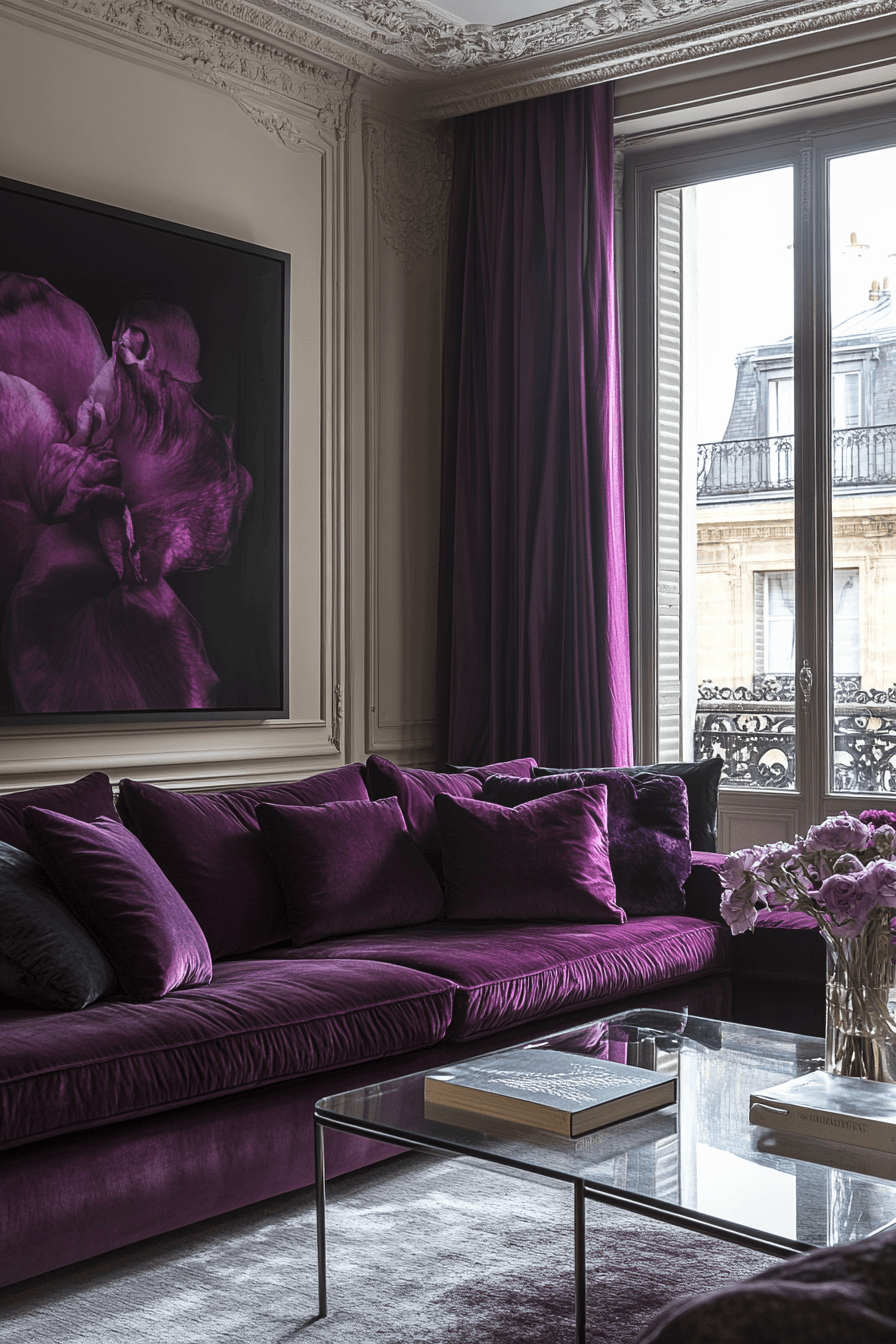 modern victorian living room