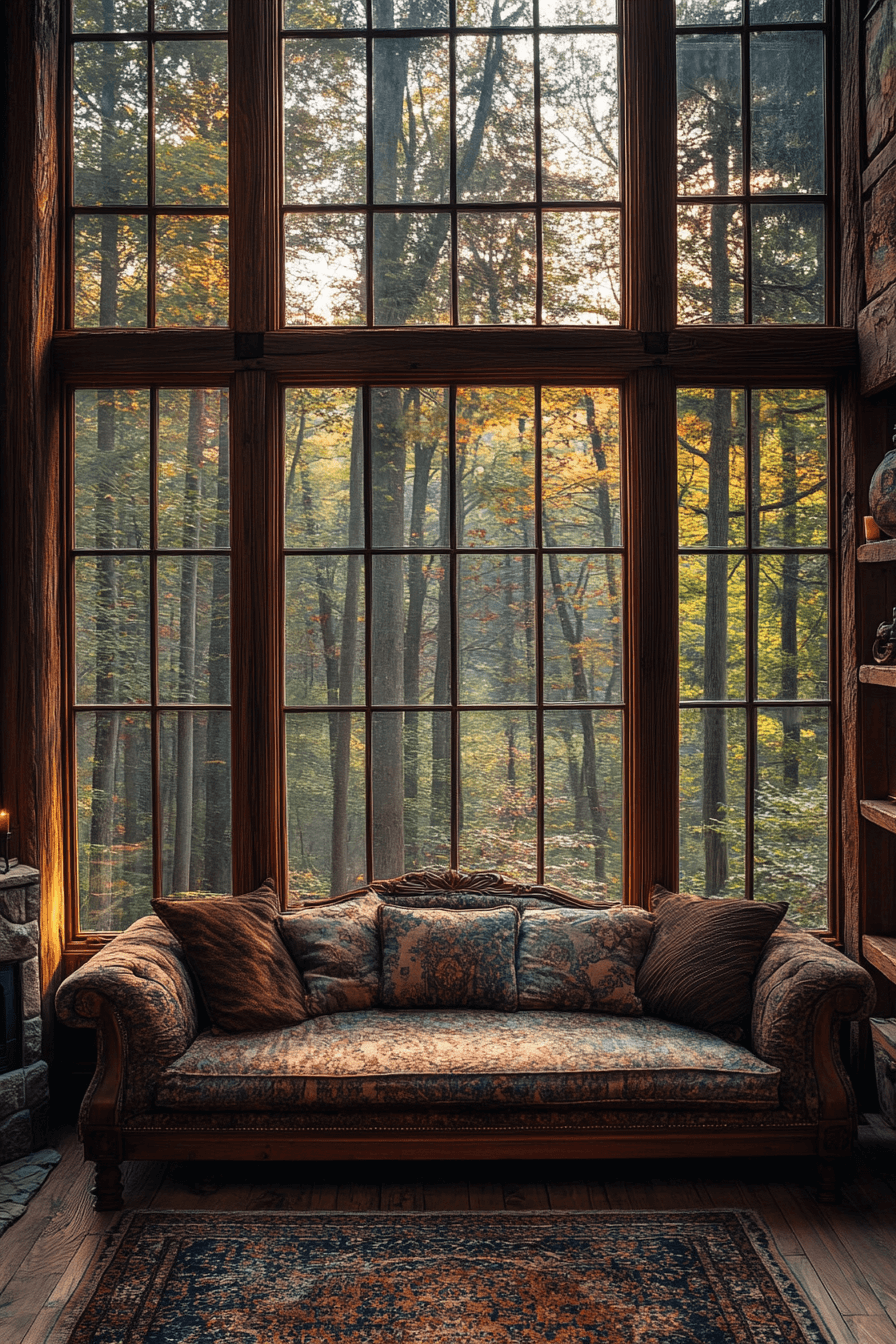 cabin living room