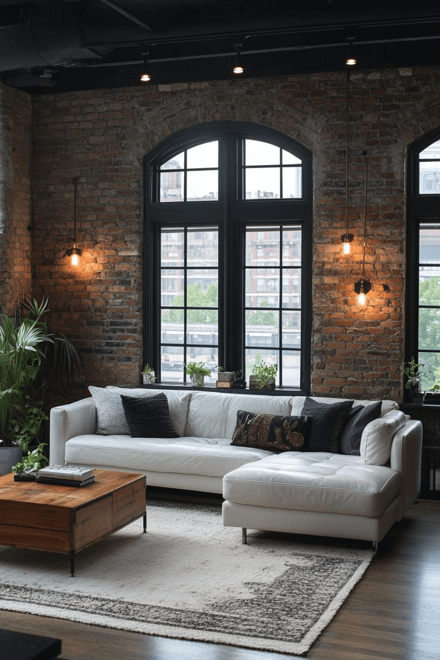 black and white living room decor