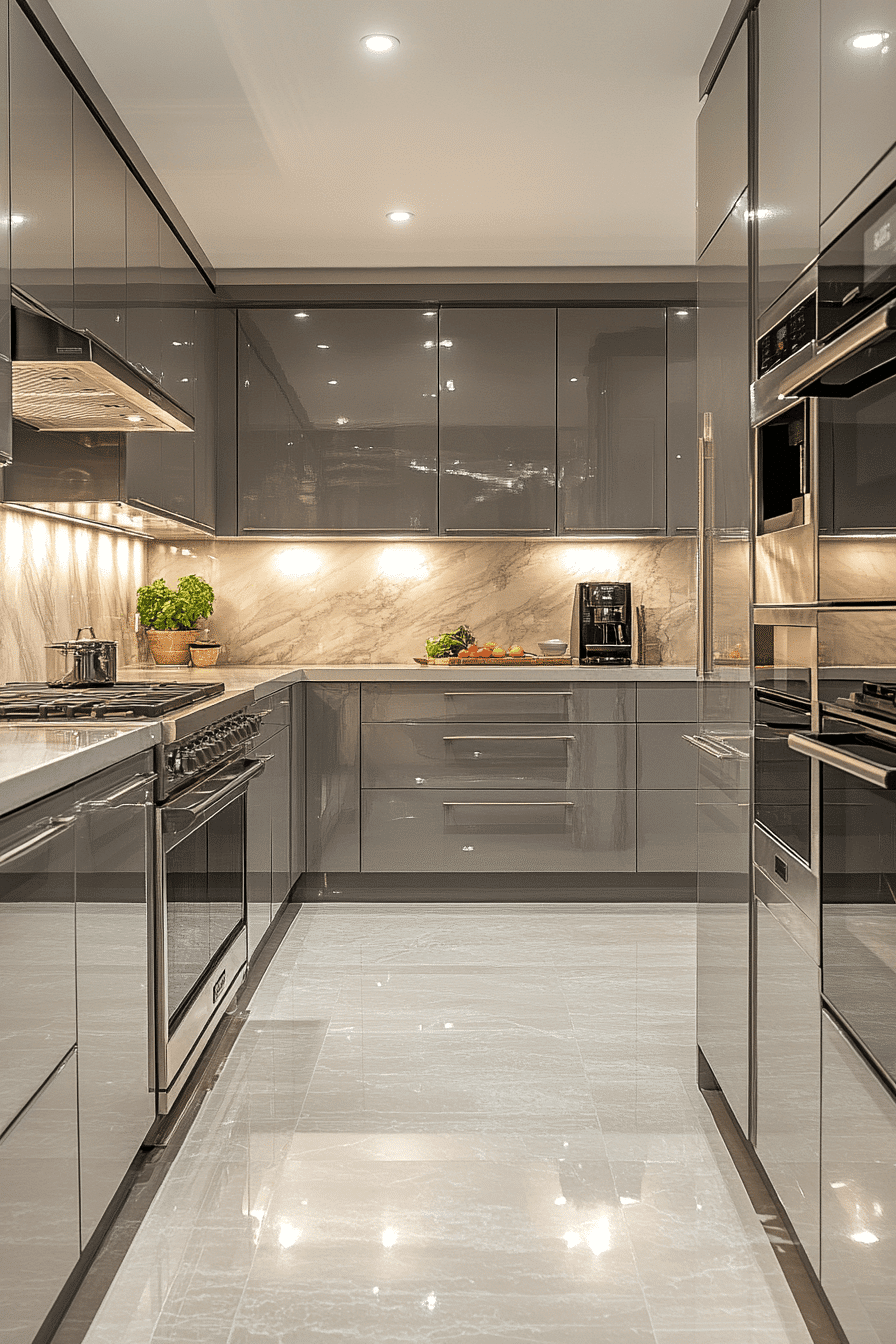grey kitchen