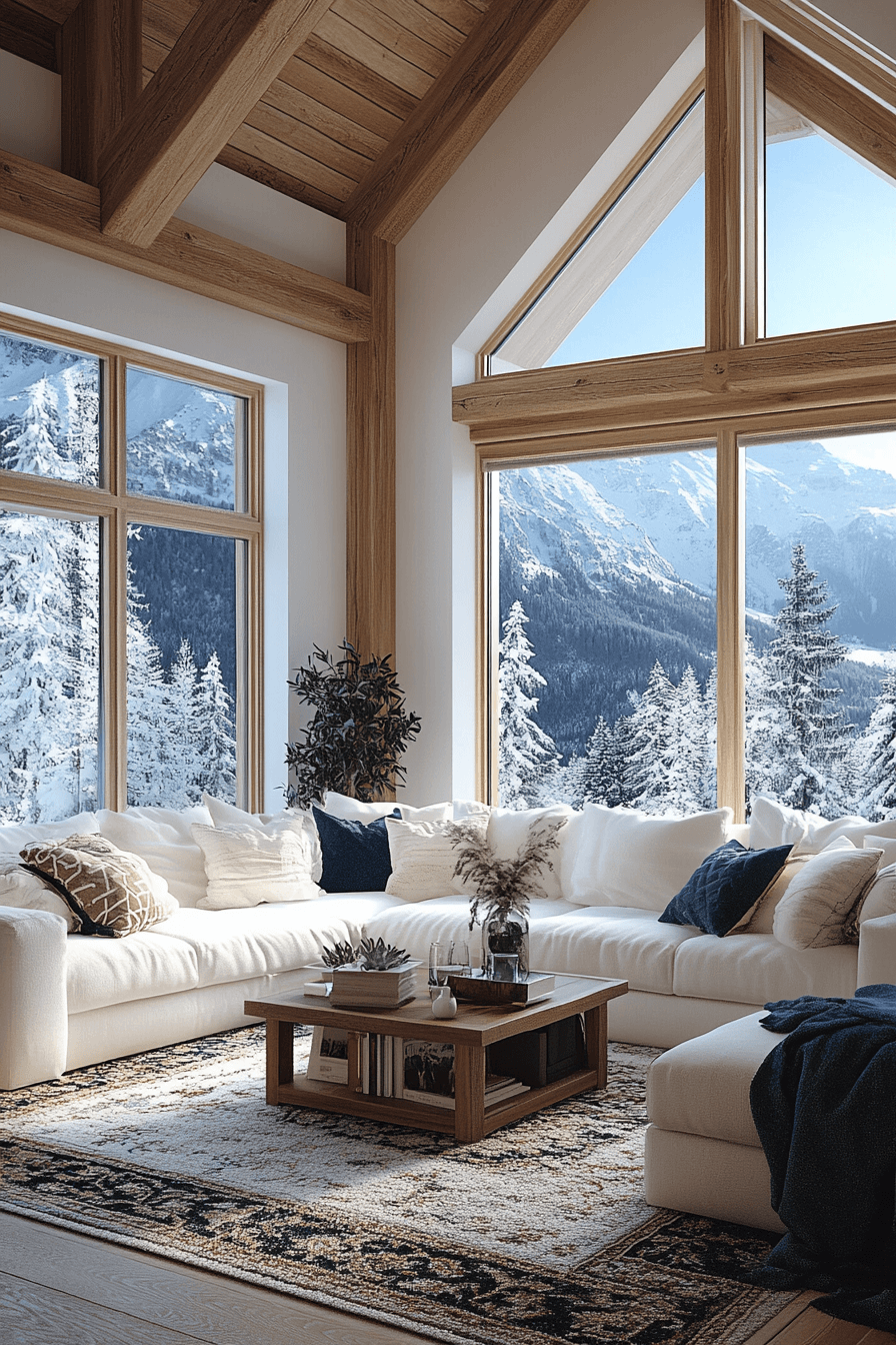 white living room decor