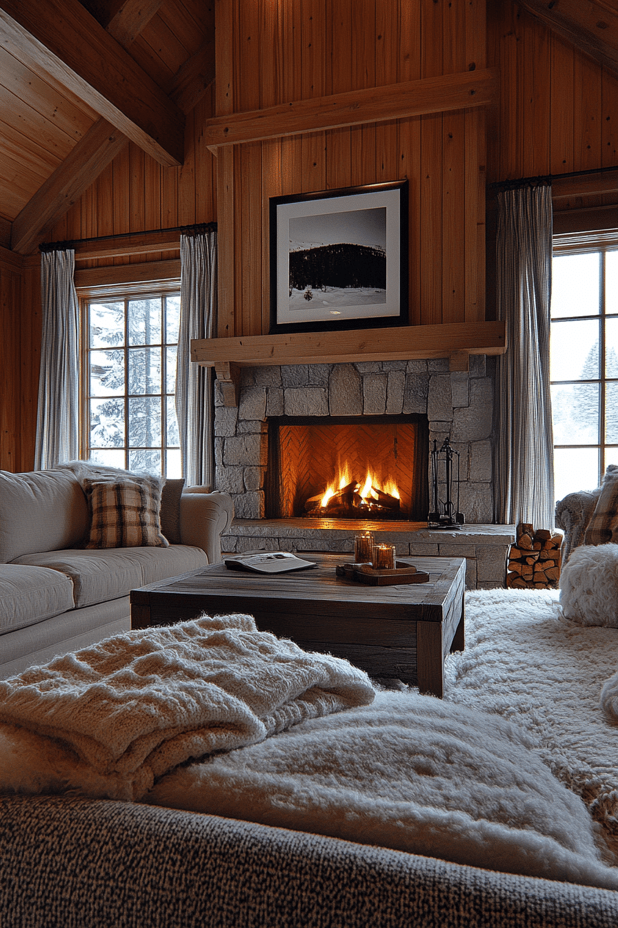 cabin living room
