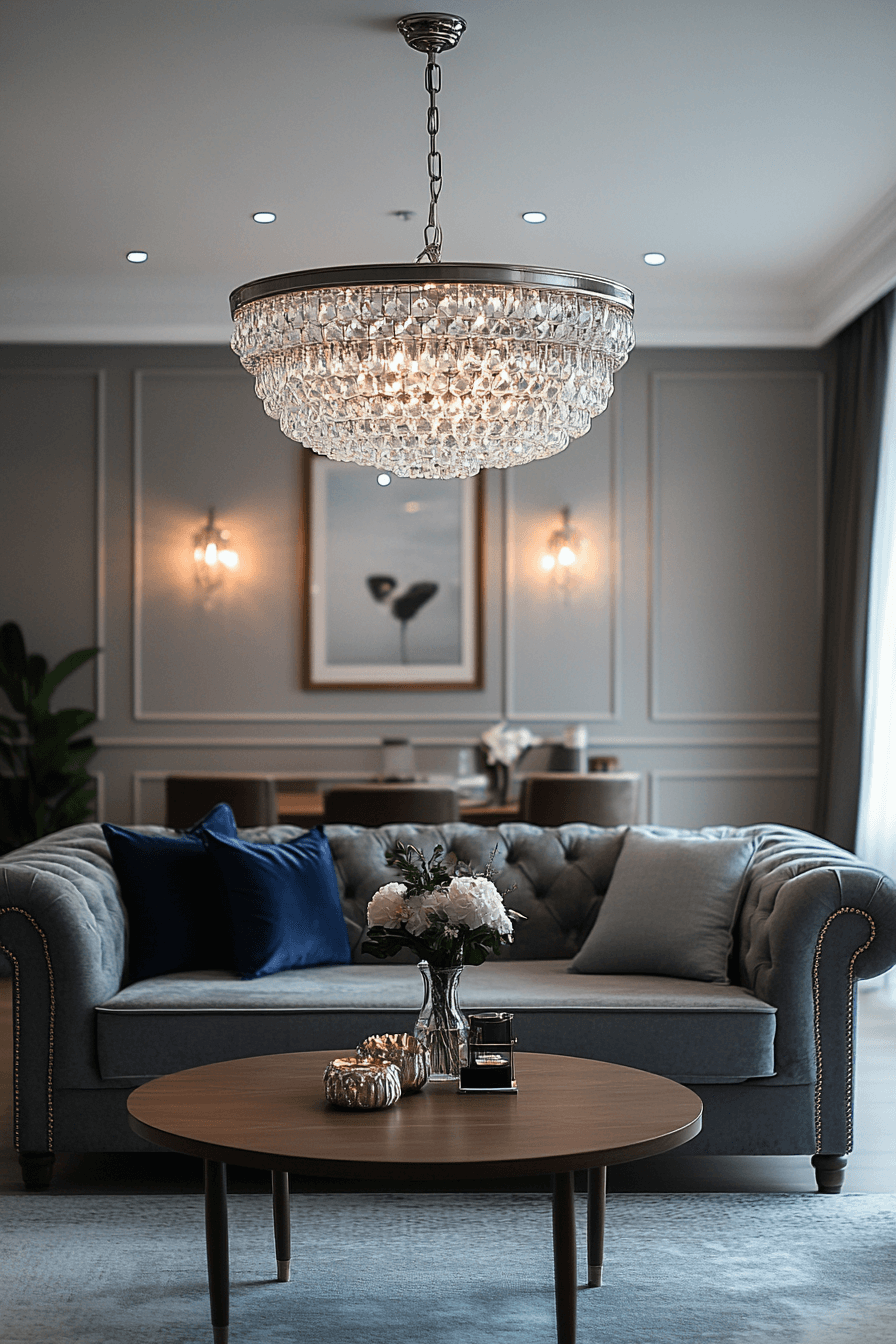 modern victorian living room