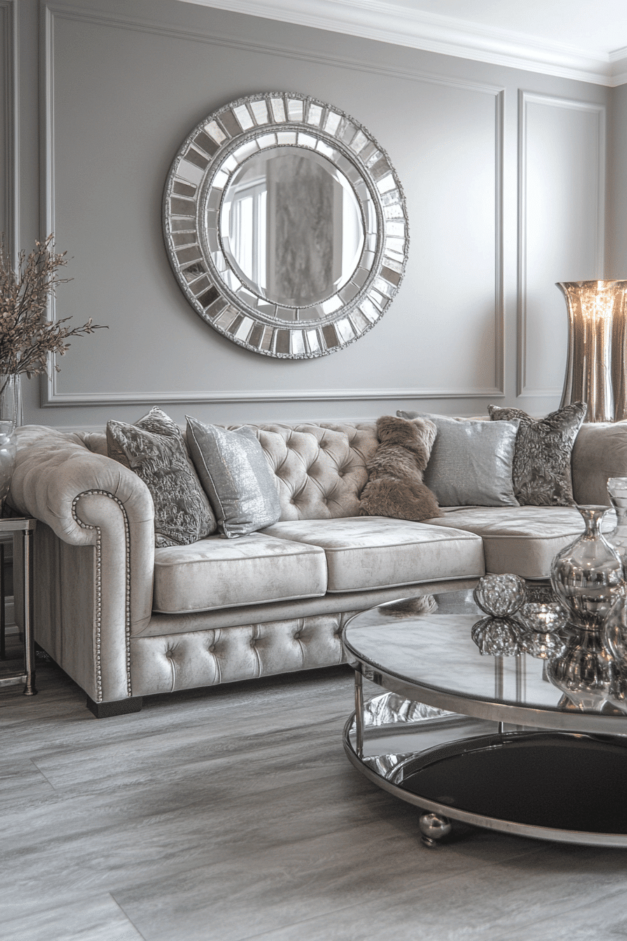modern victorian living room