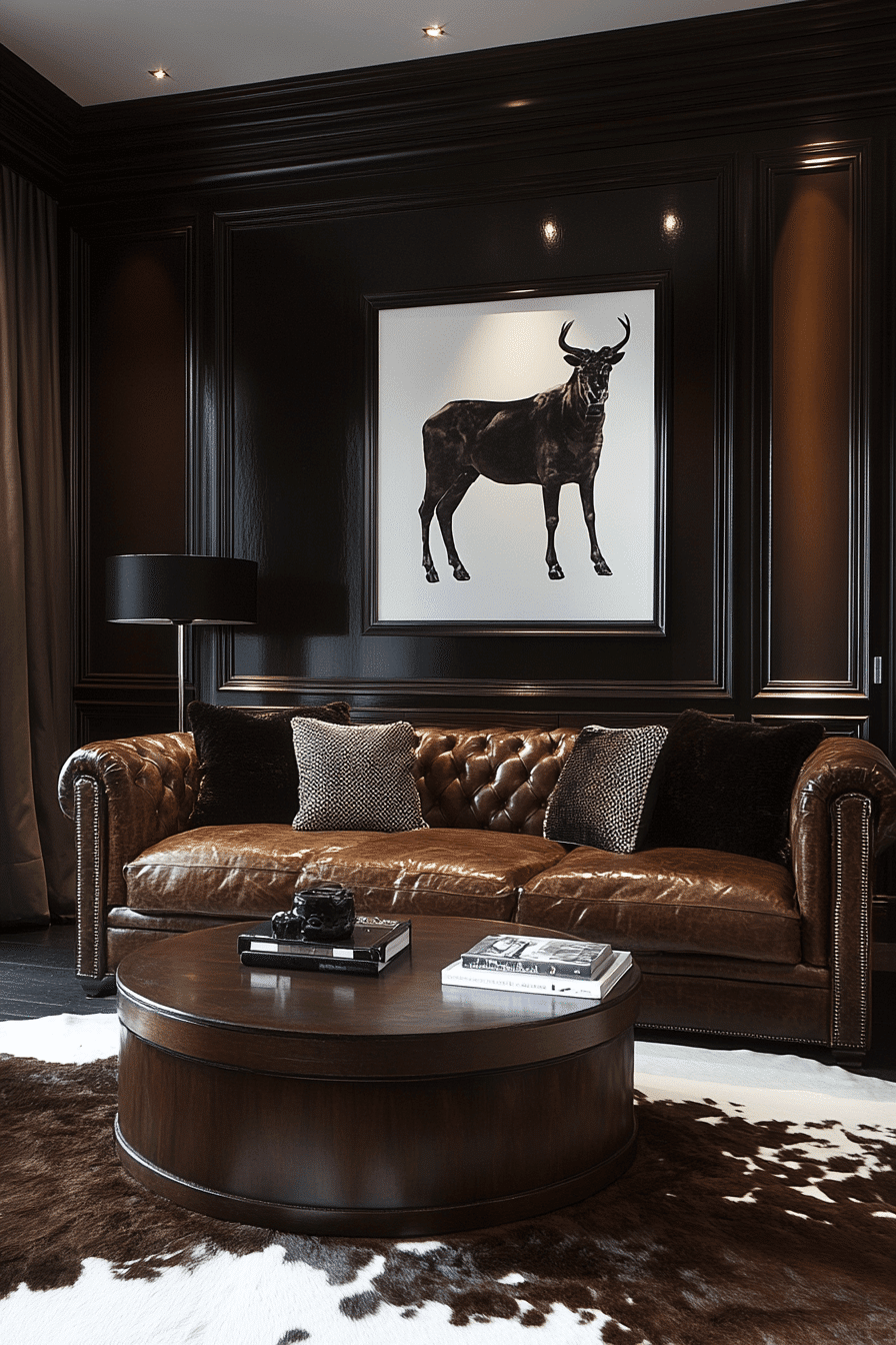 brown living room decorating ideas