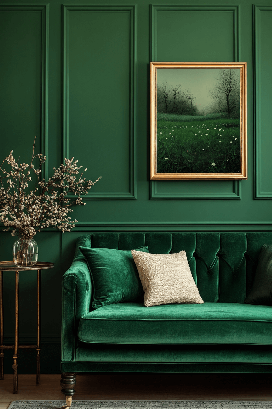 modern victorian living room