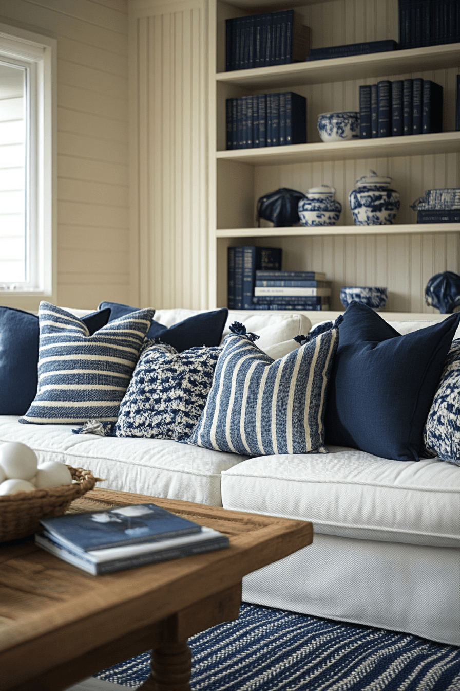 coastal cottage living room