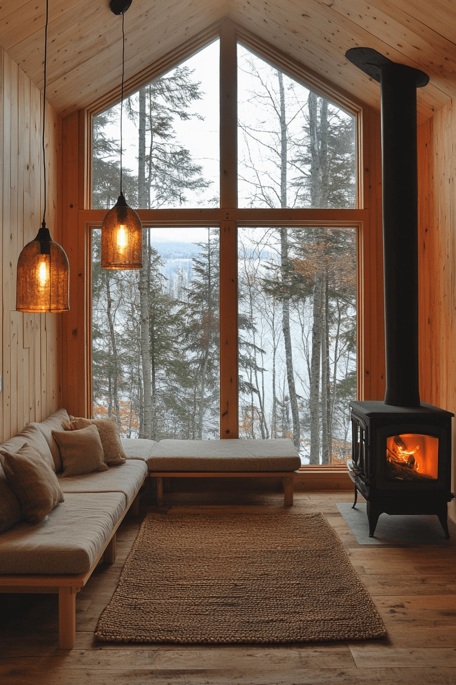 old cabin interior
