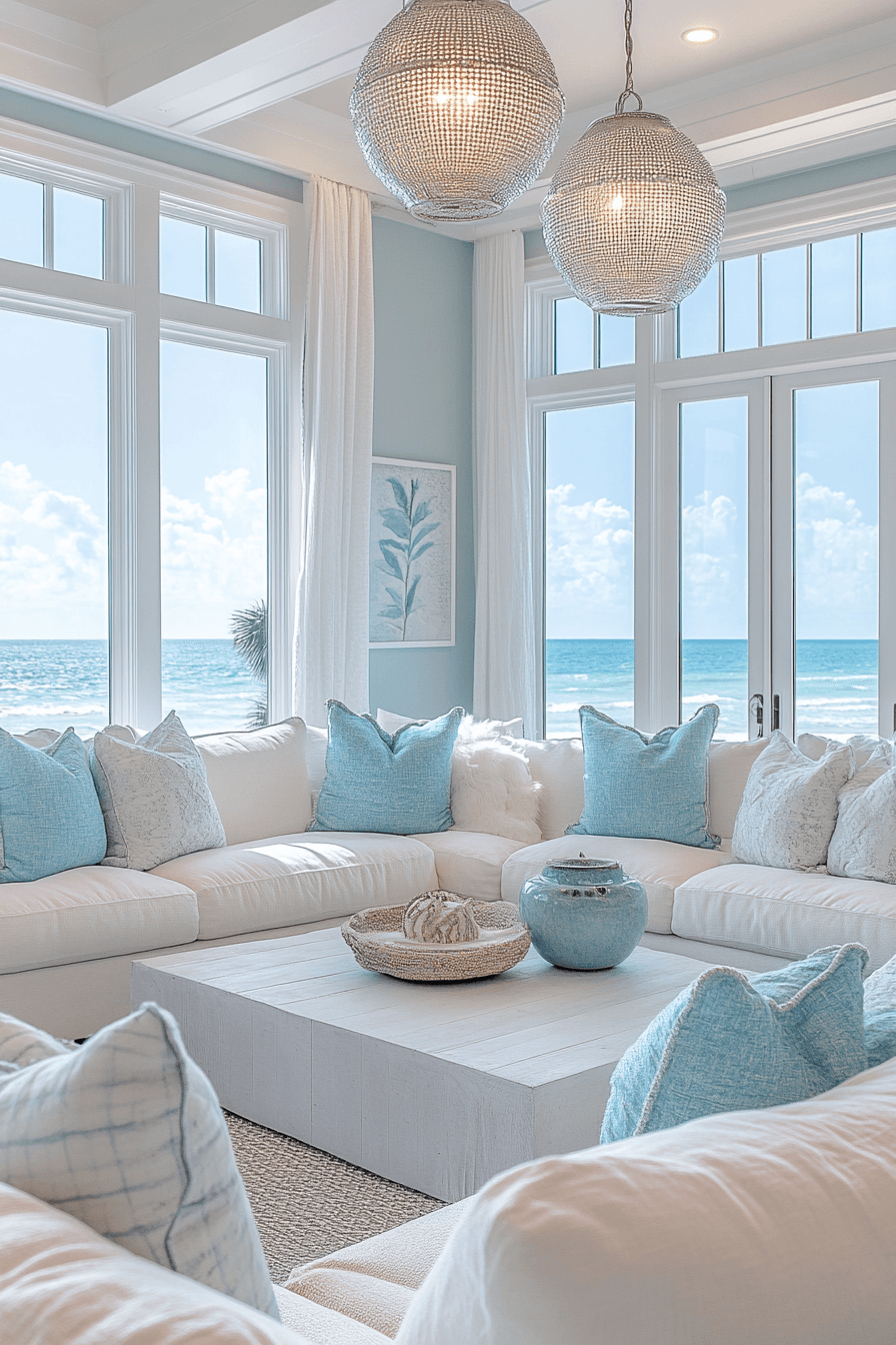 coastal cottage living room
