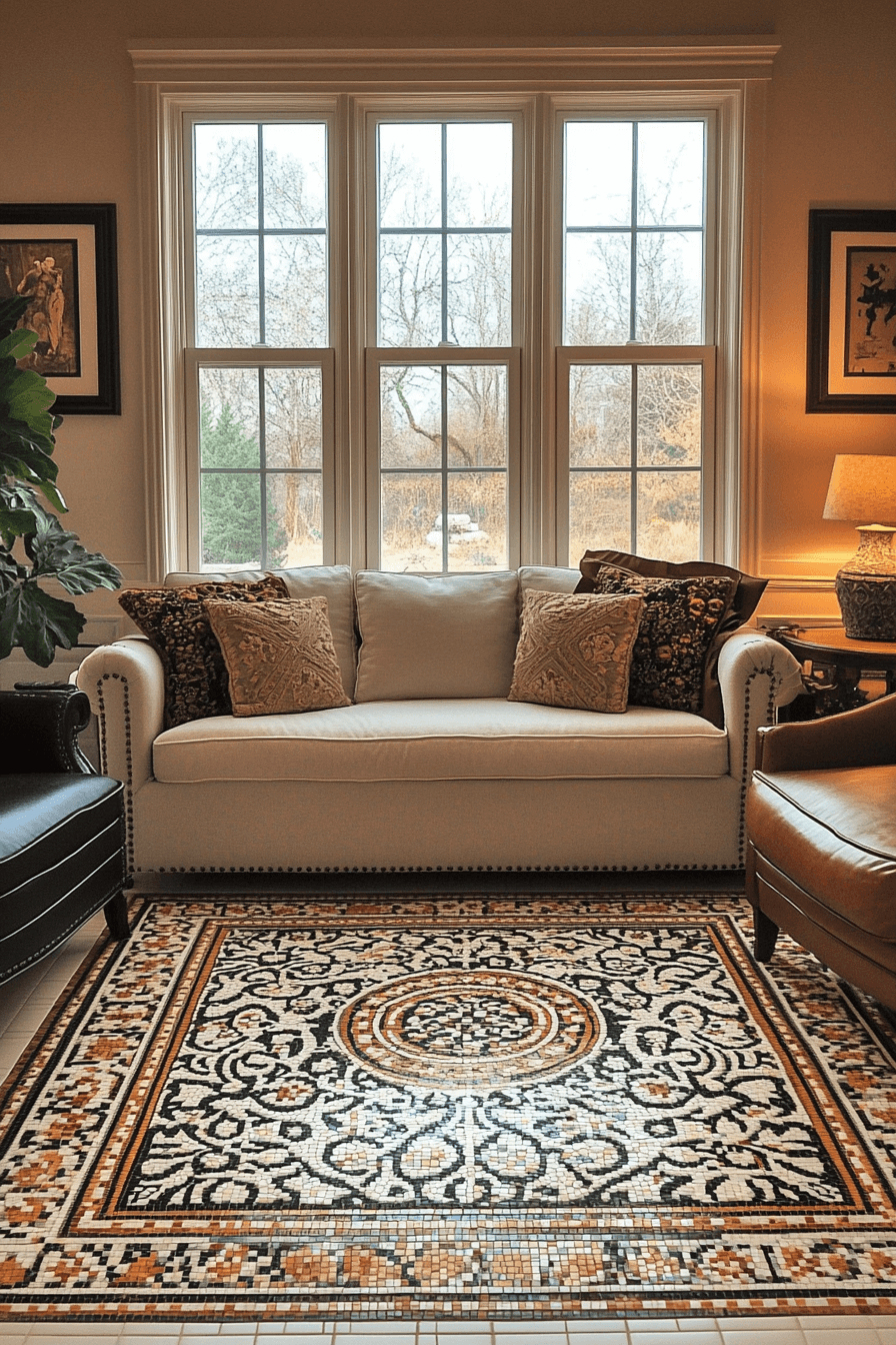 modern victorian living room