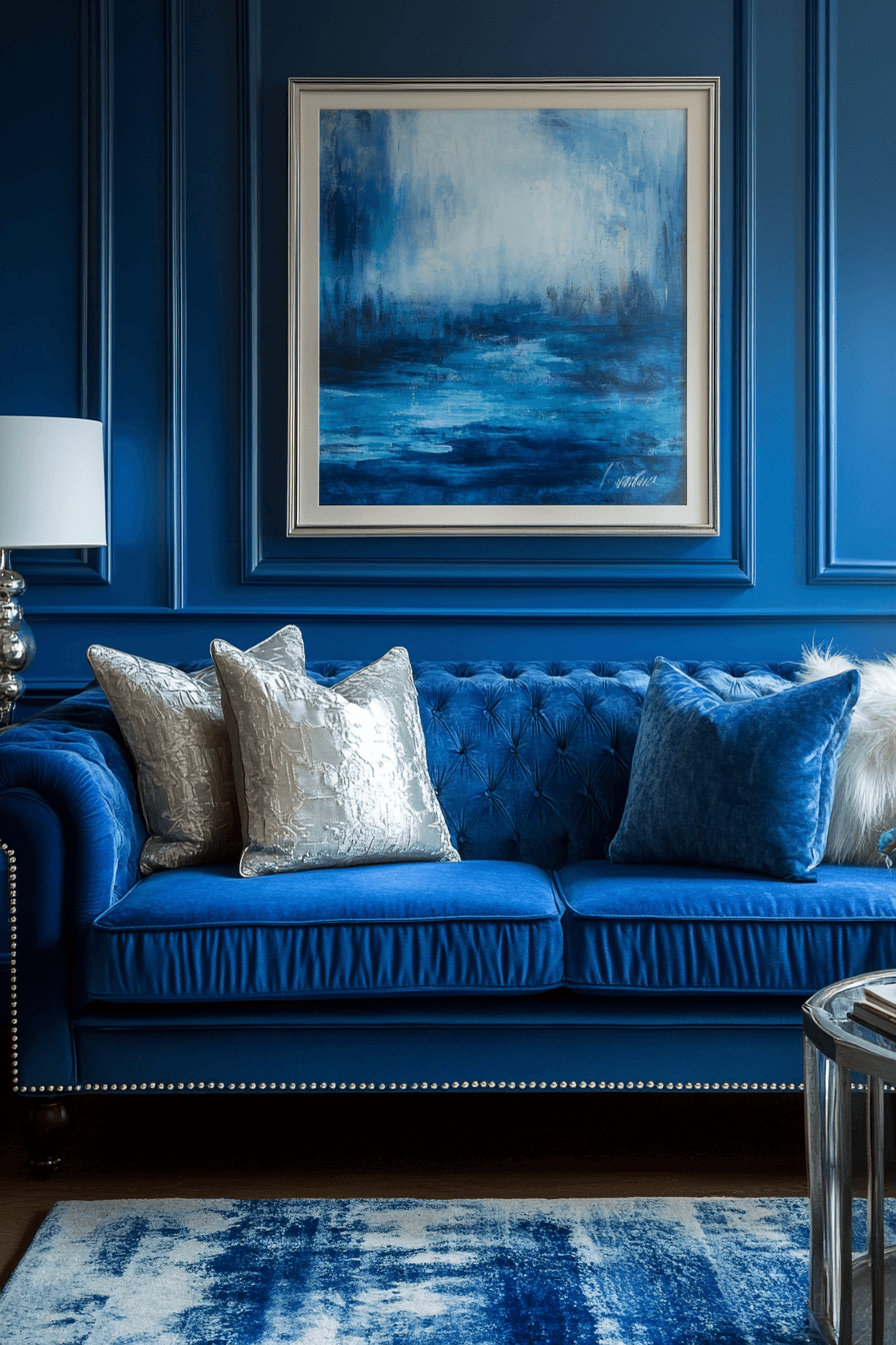 modern victorian living room