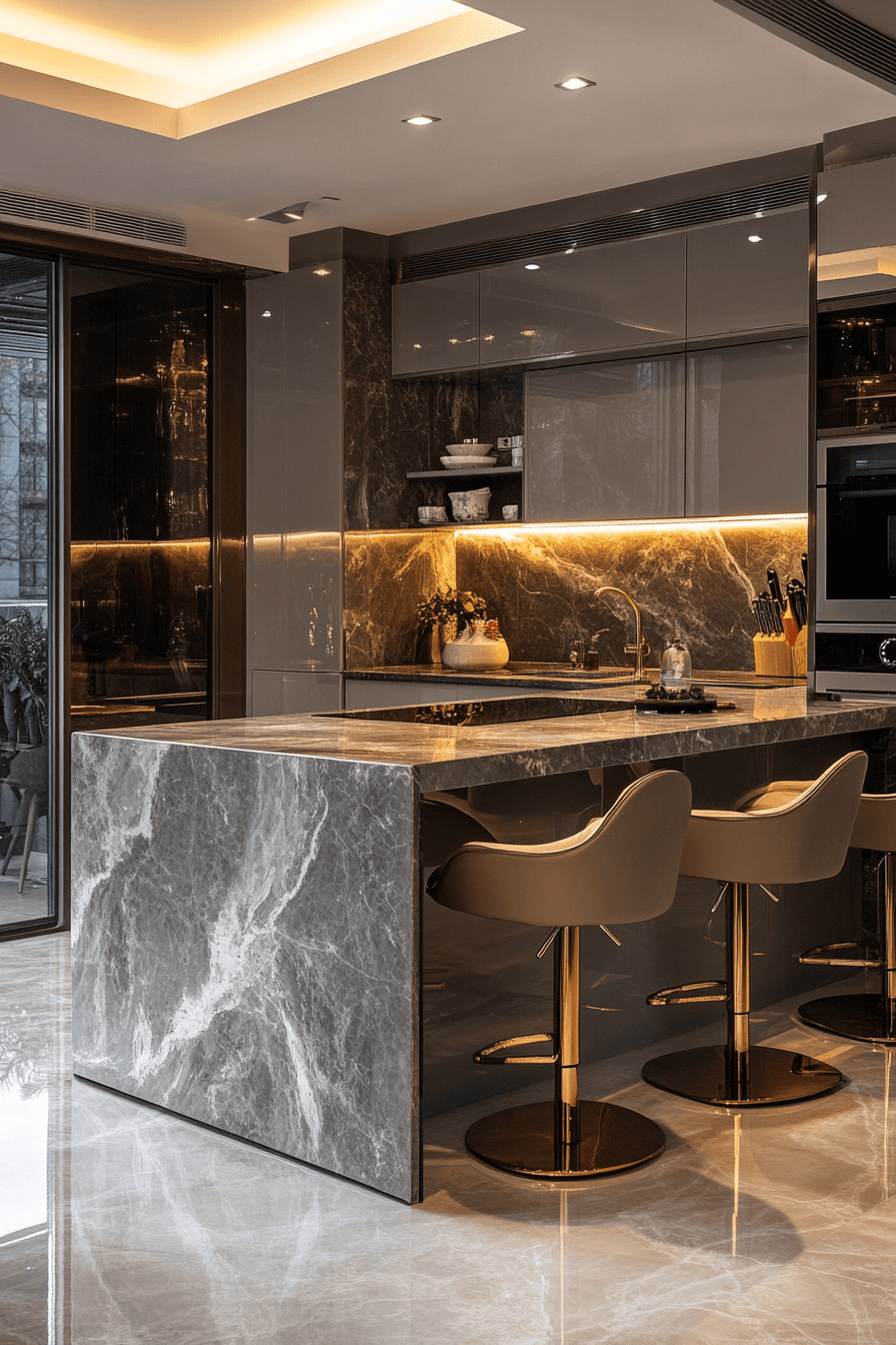 grey kitchen