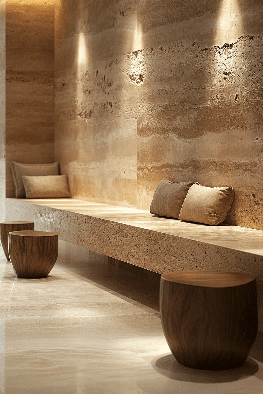stone wall interior