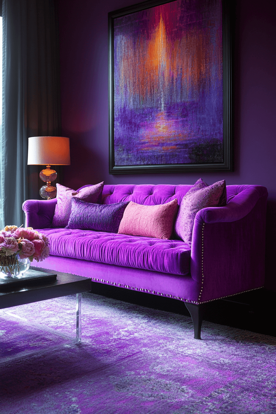 modern victorian living room