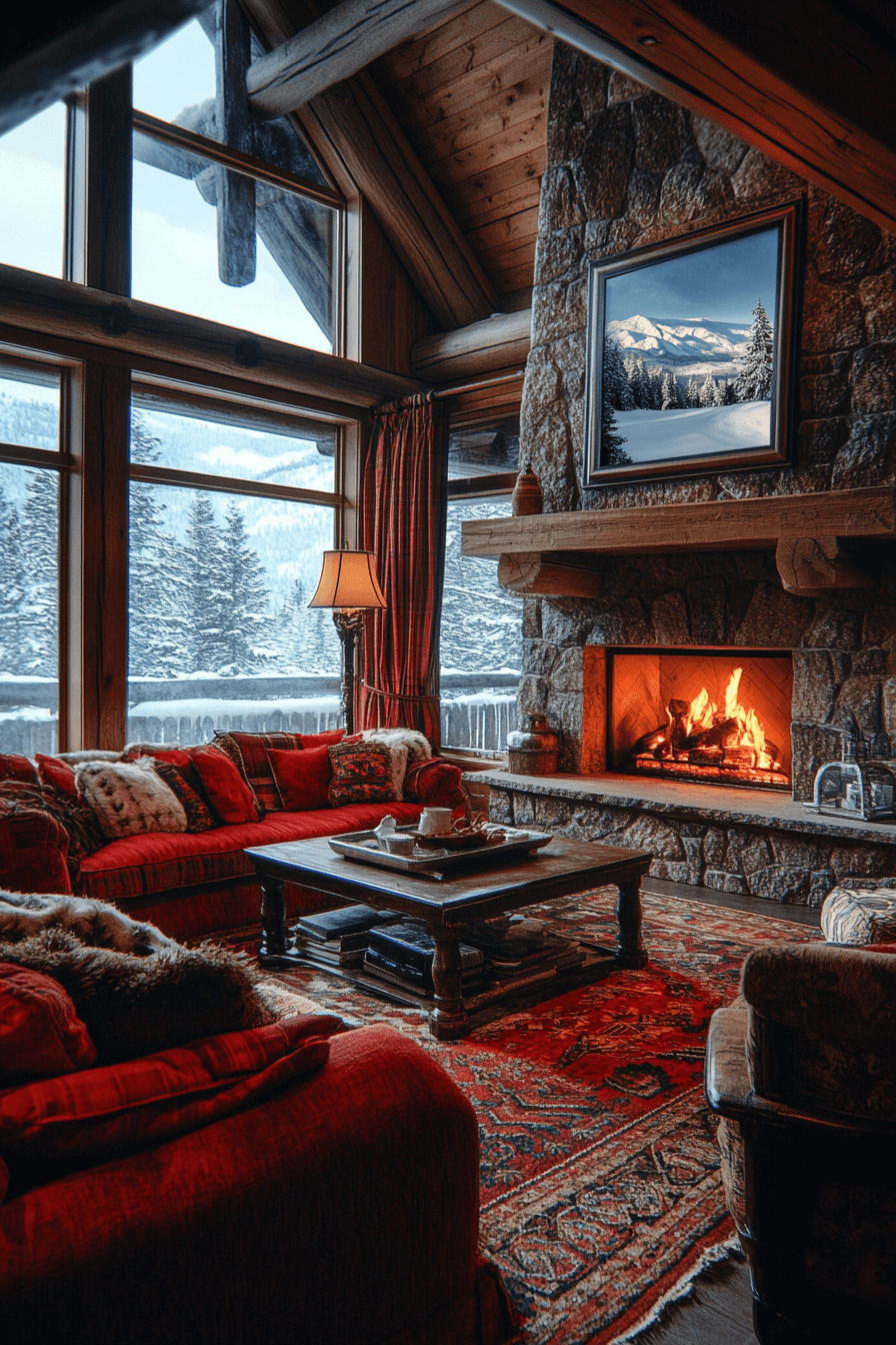 old cabin interior