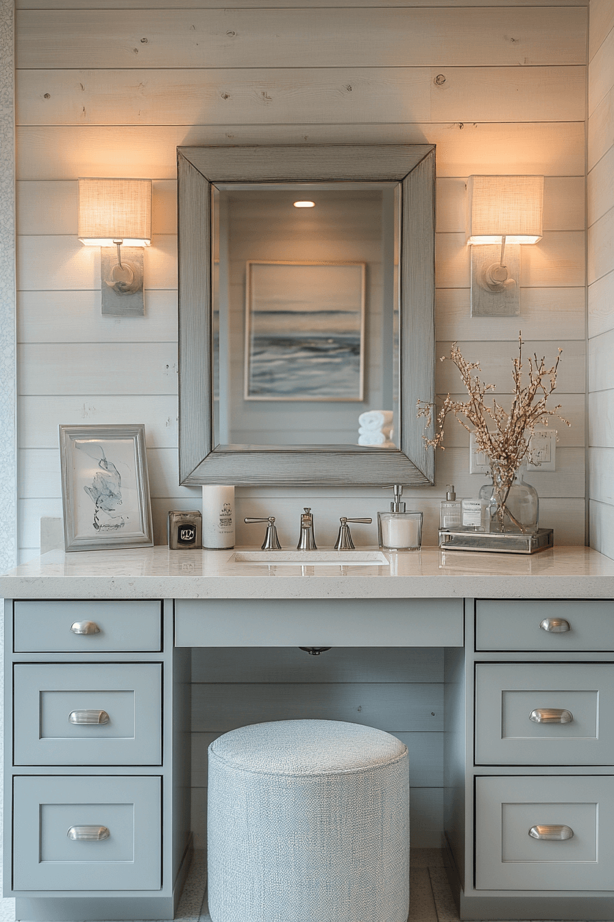coastal cottage bathroom