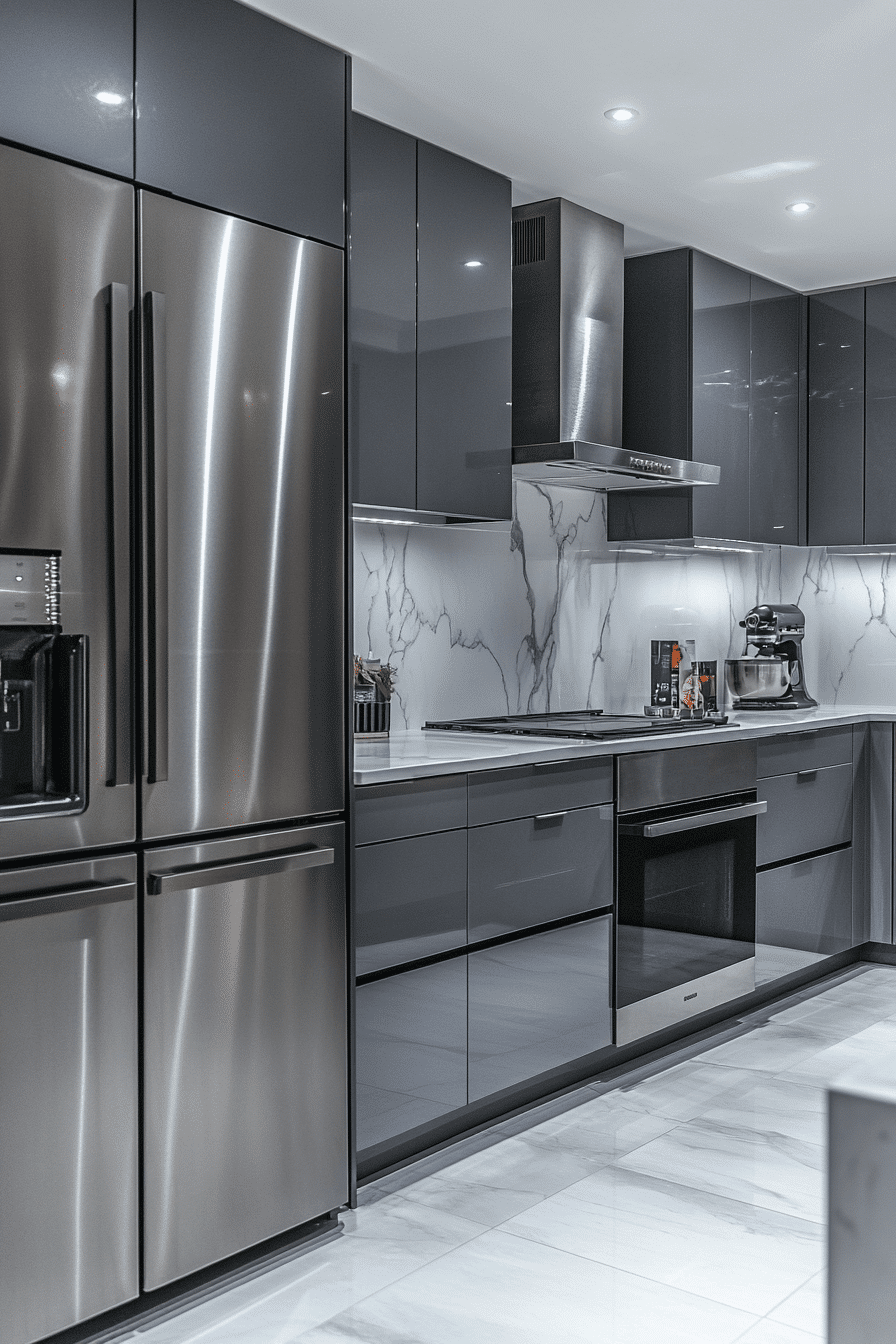 grey kitchen
