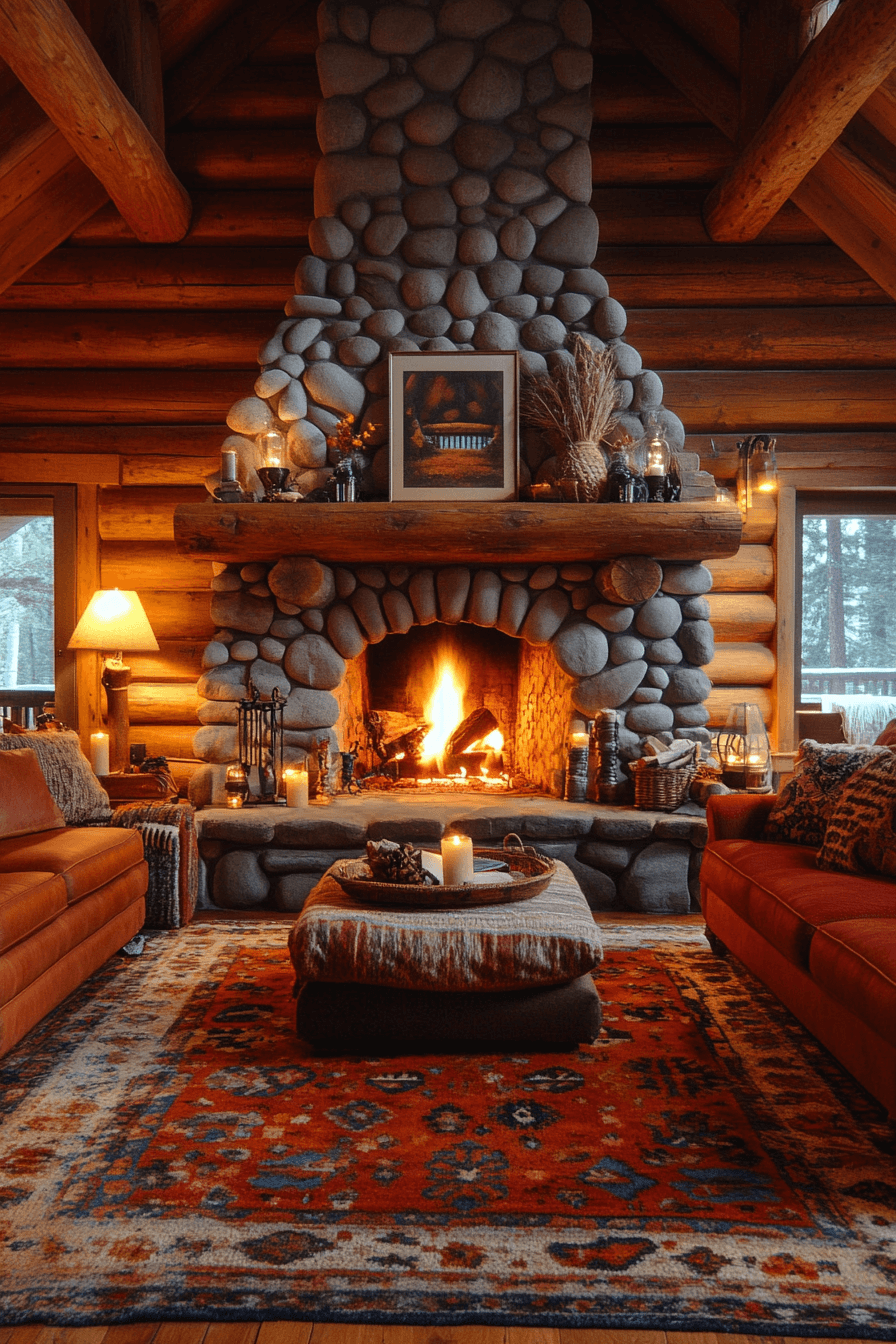 old cabin interior