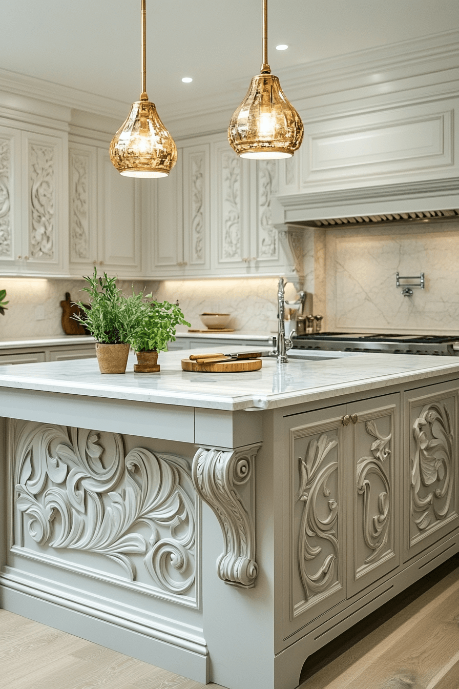 modern victorian kitchen
