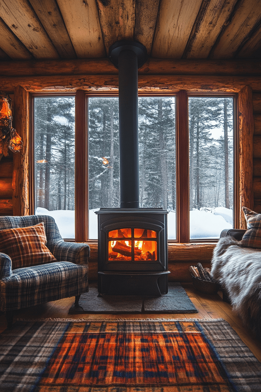 old cabin interior