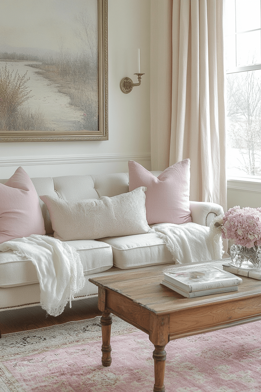 modern victorian living room