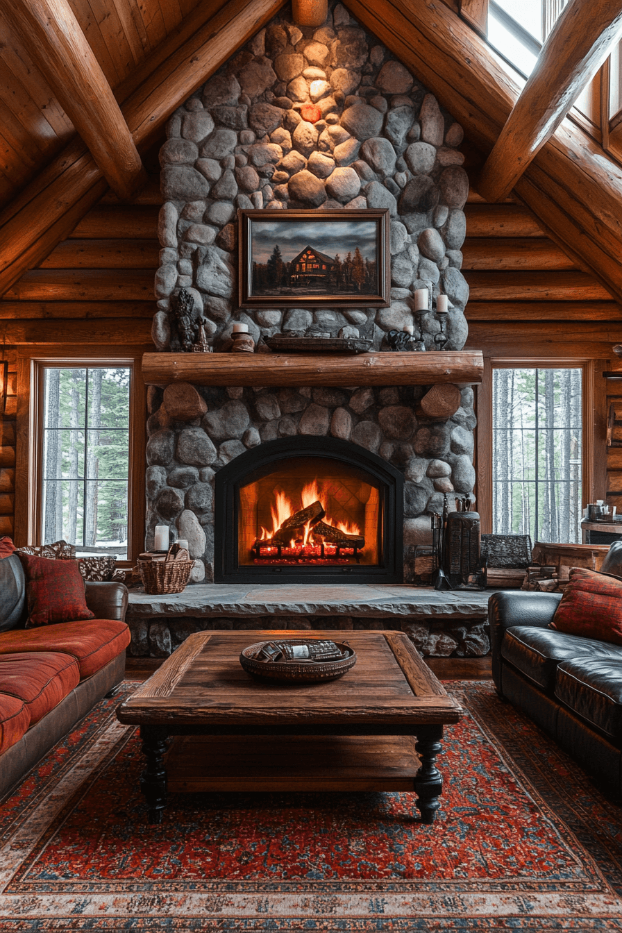 cabin living room