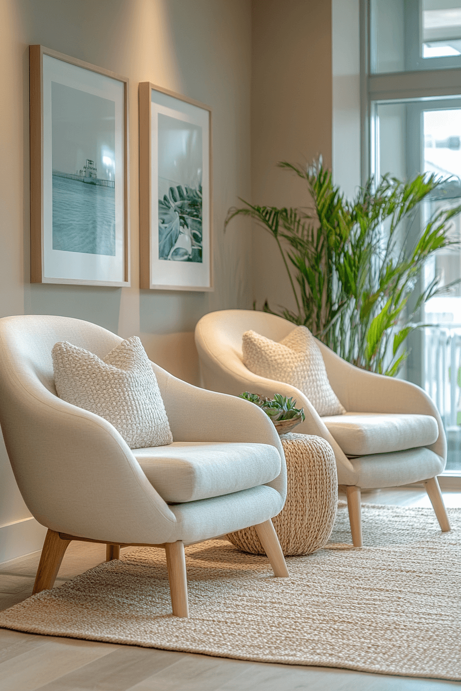 coastal cottage living room
