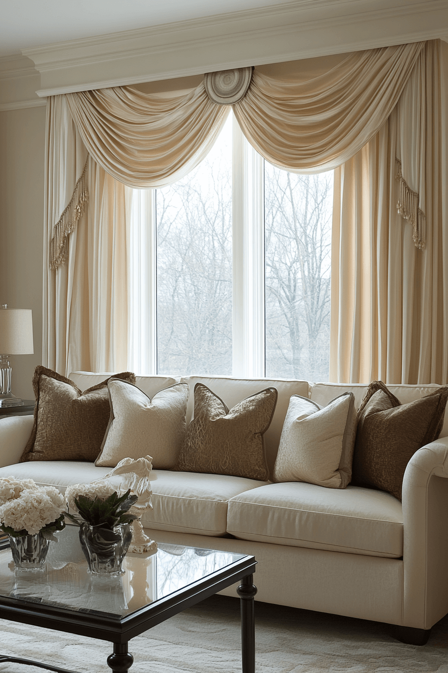 modern victorian living room