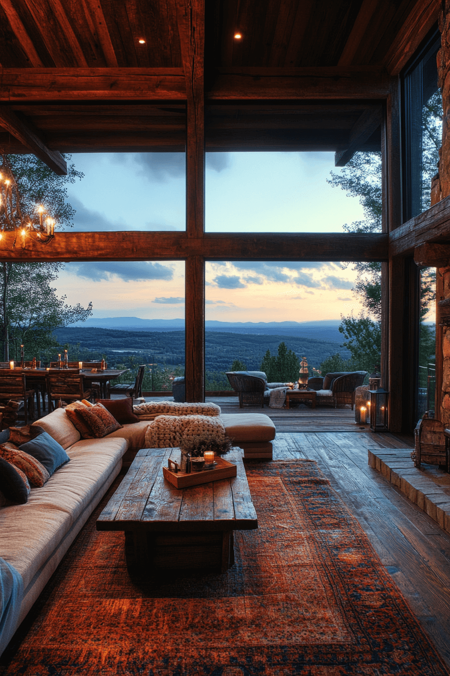 old cabin interior