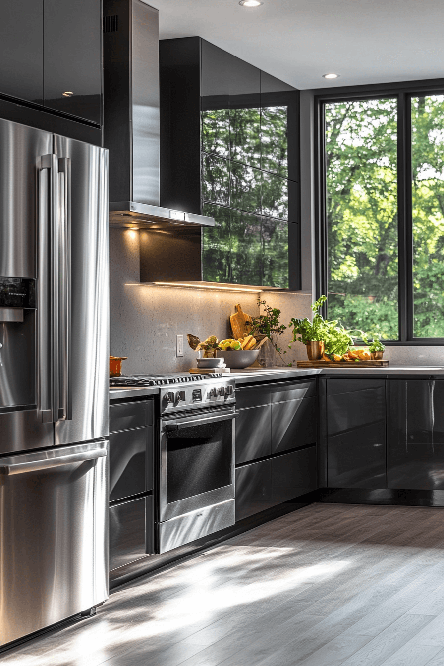 grey kitchen