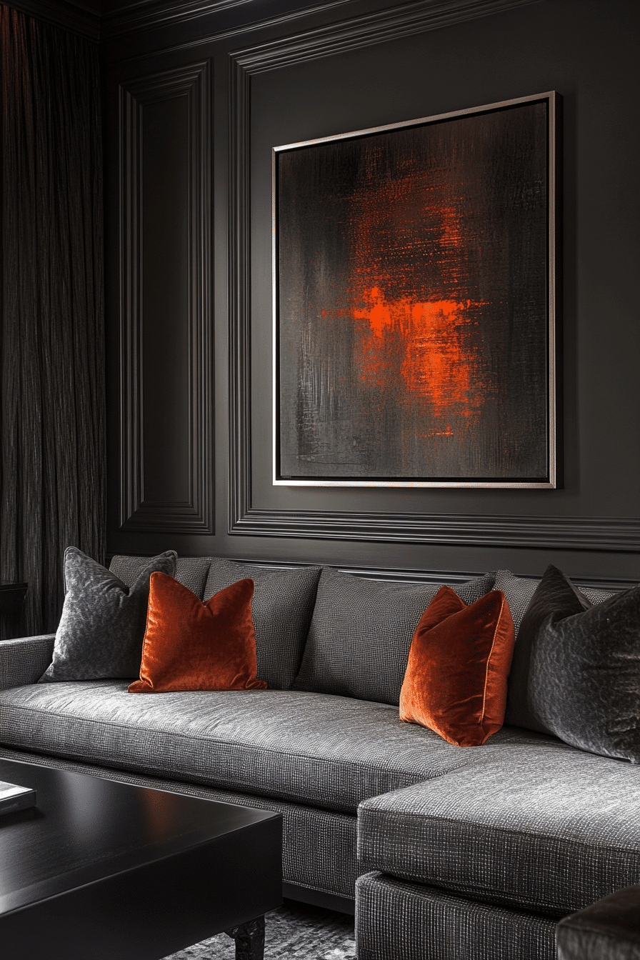 modern victorian living room