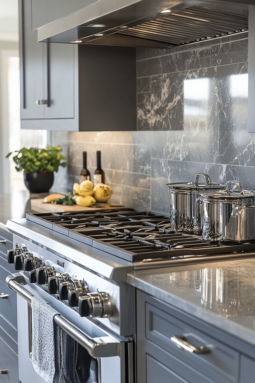 grey kitchen