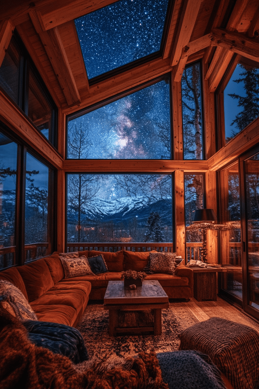 old cabin interior