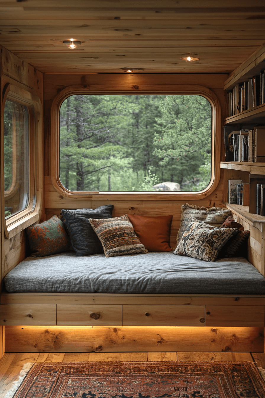 old cabin interior