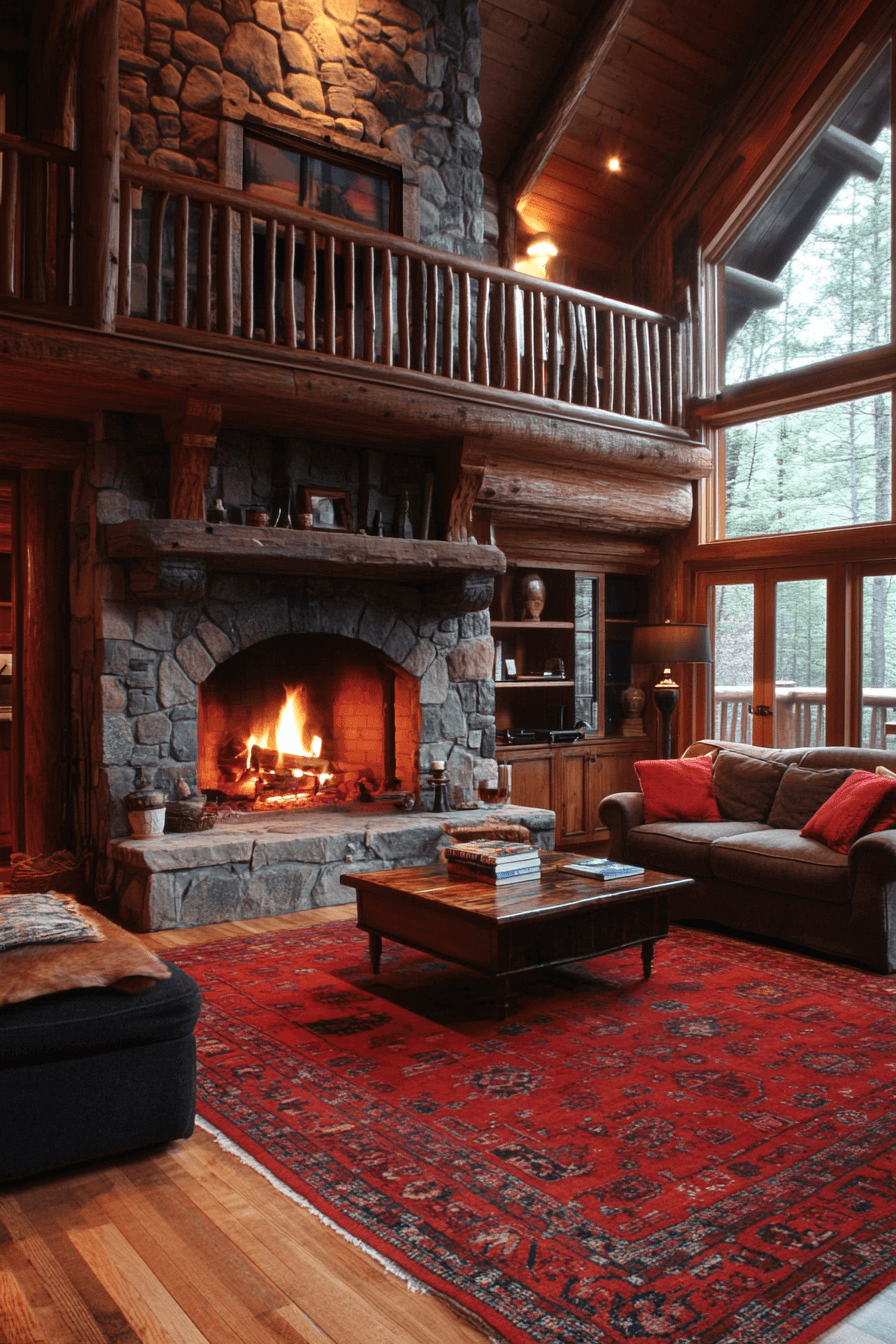 old cabin interior
