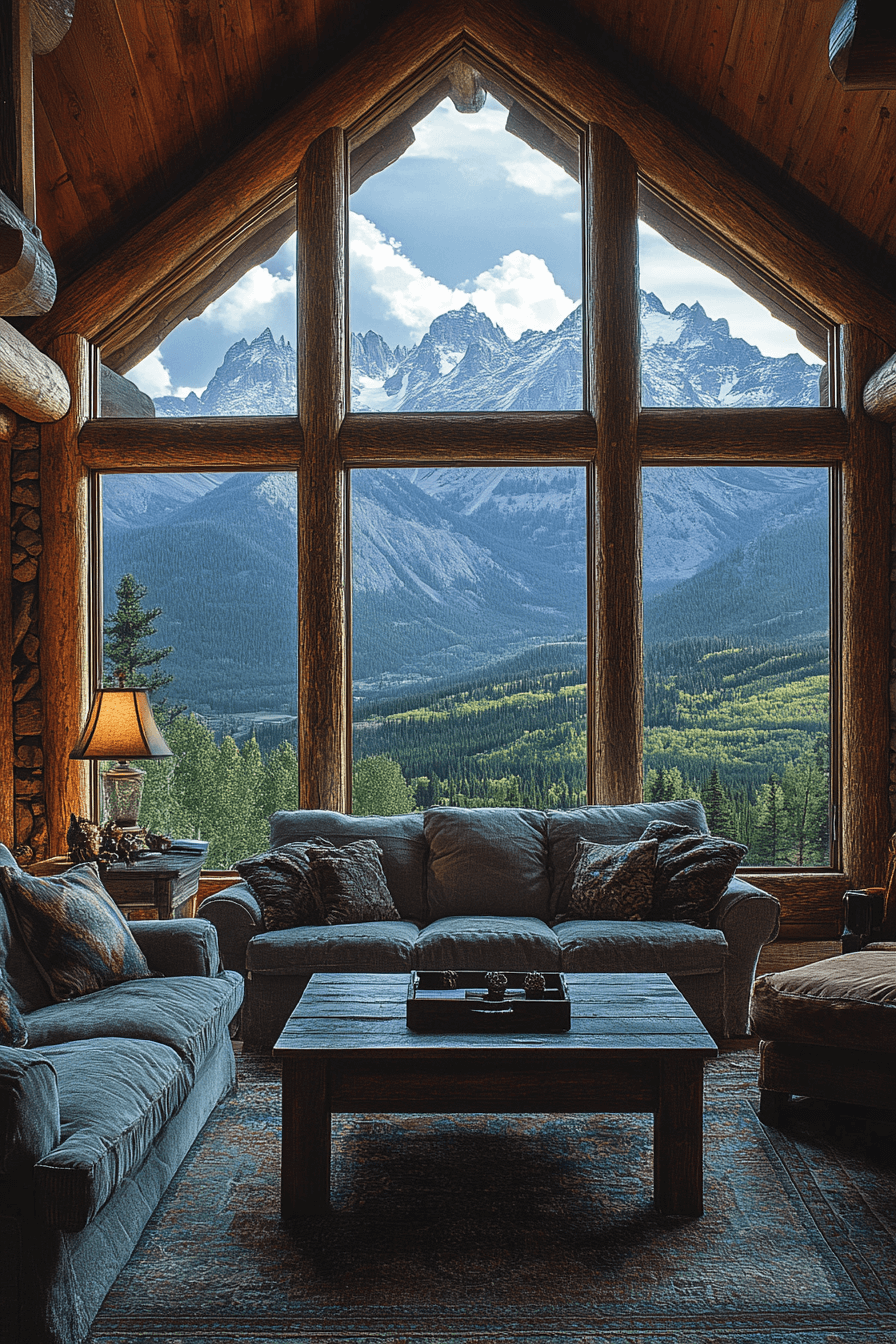 old cabin interior