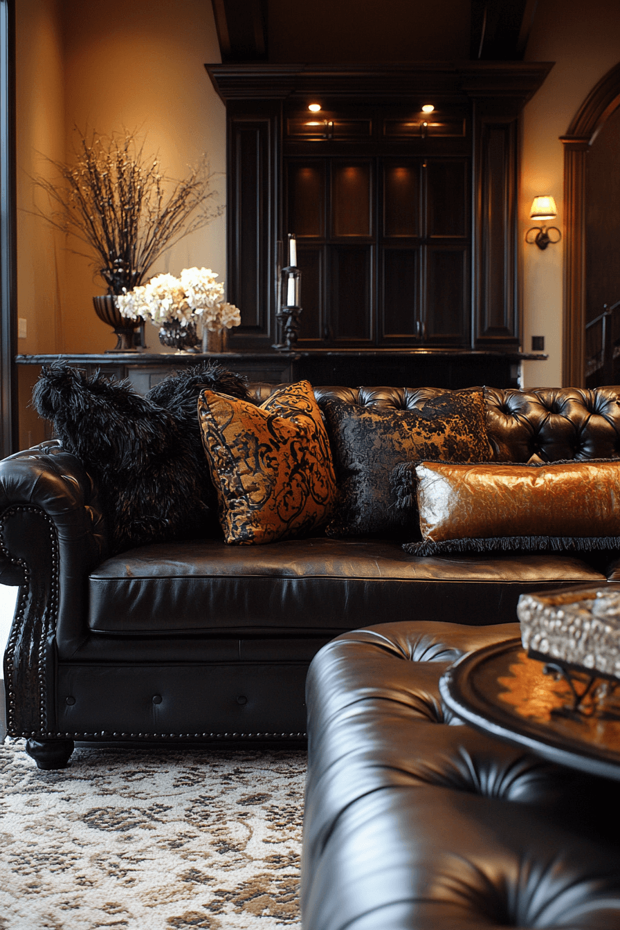 brown living room decorating ideas