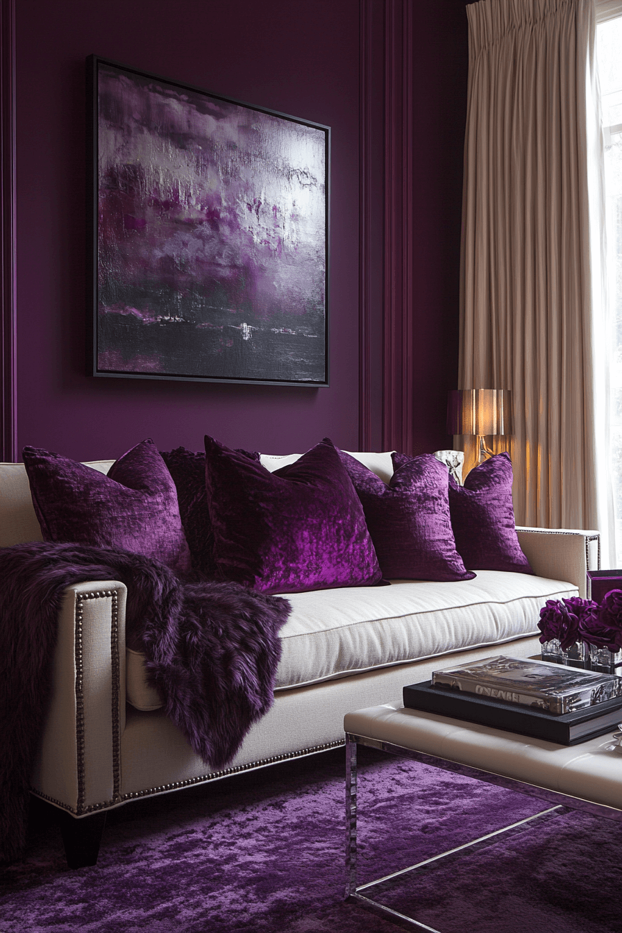 modern victorian living room