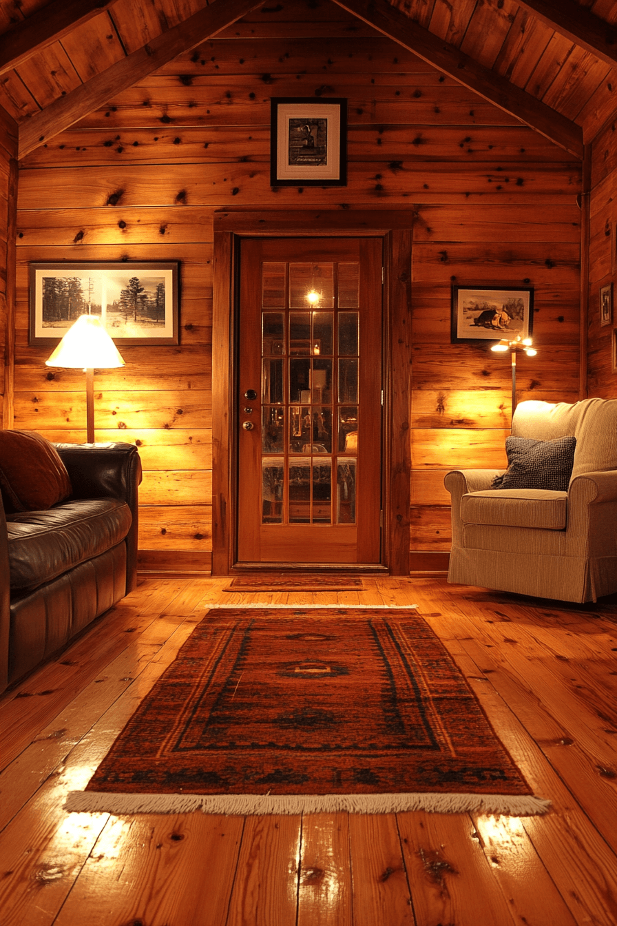 old cabin interior