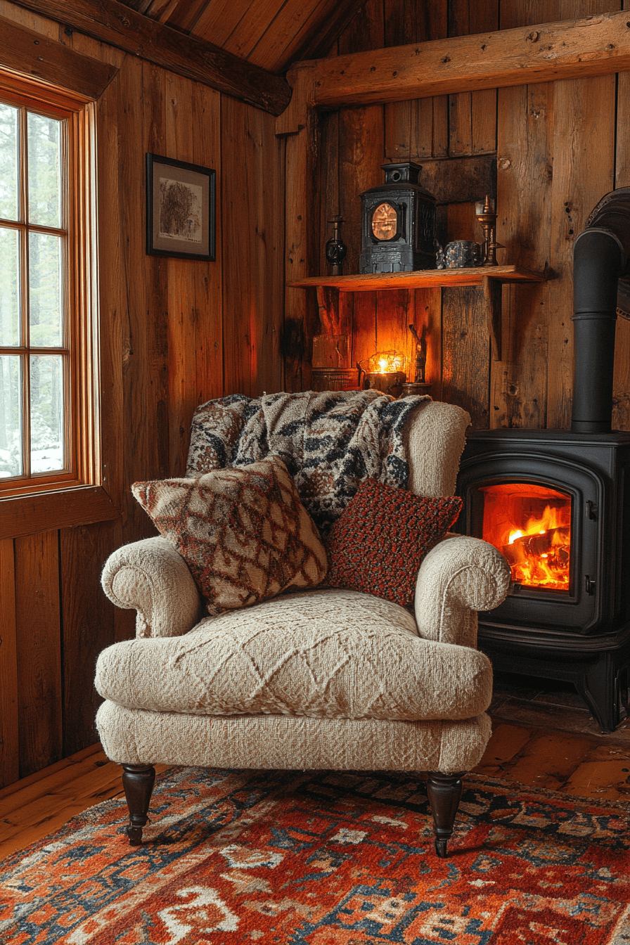 old cabin interior