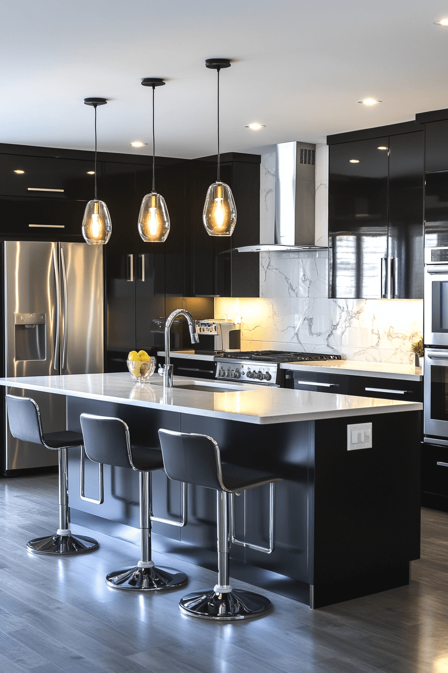 black and white kitchen ideas