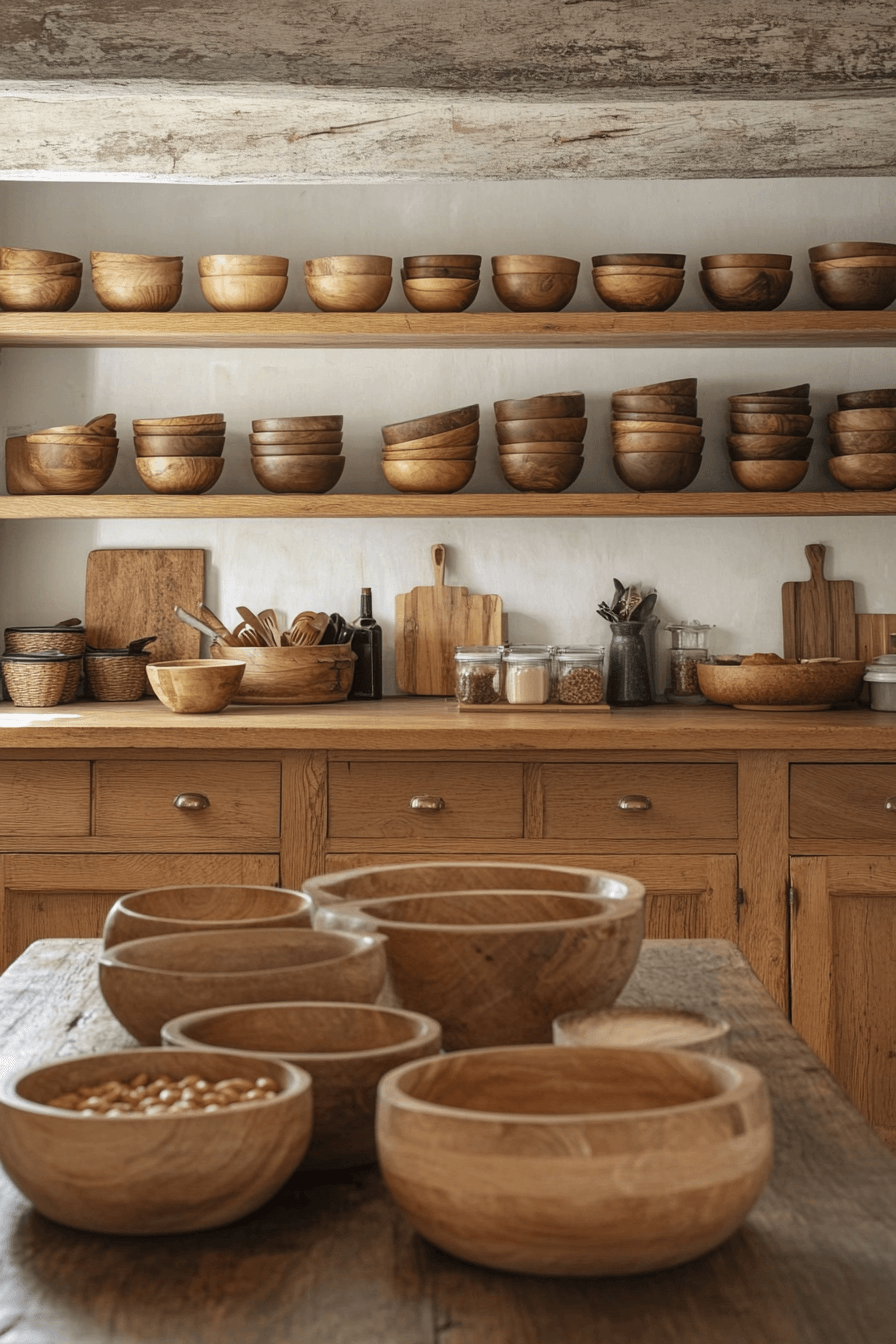 old cabin interior kitchen