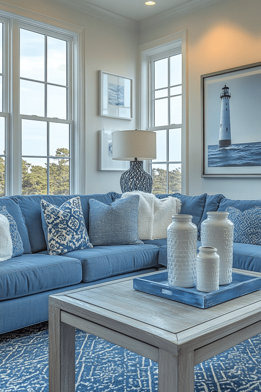 coastal cottage living room