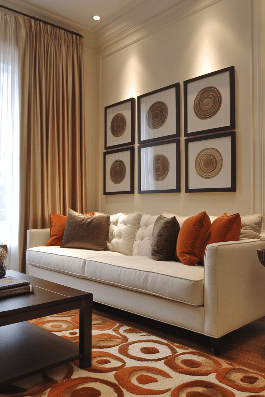 modern victorian living room