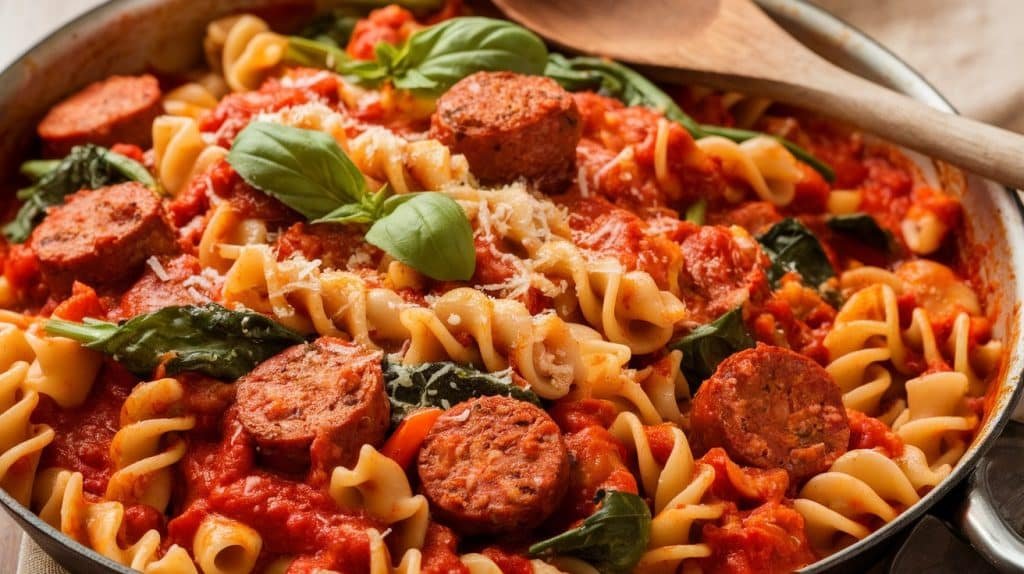 Italian Sausage and Pasta Skillet