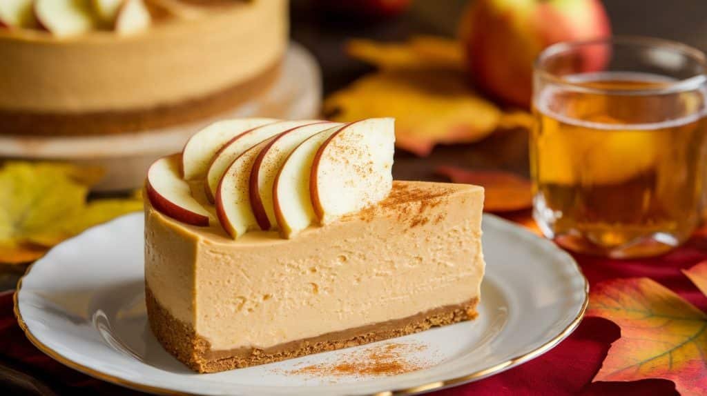 No-Bake Apple Cider Cheesecake